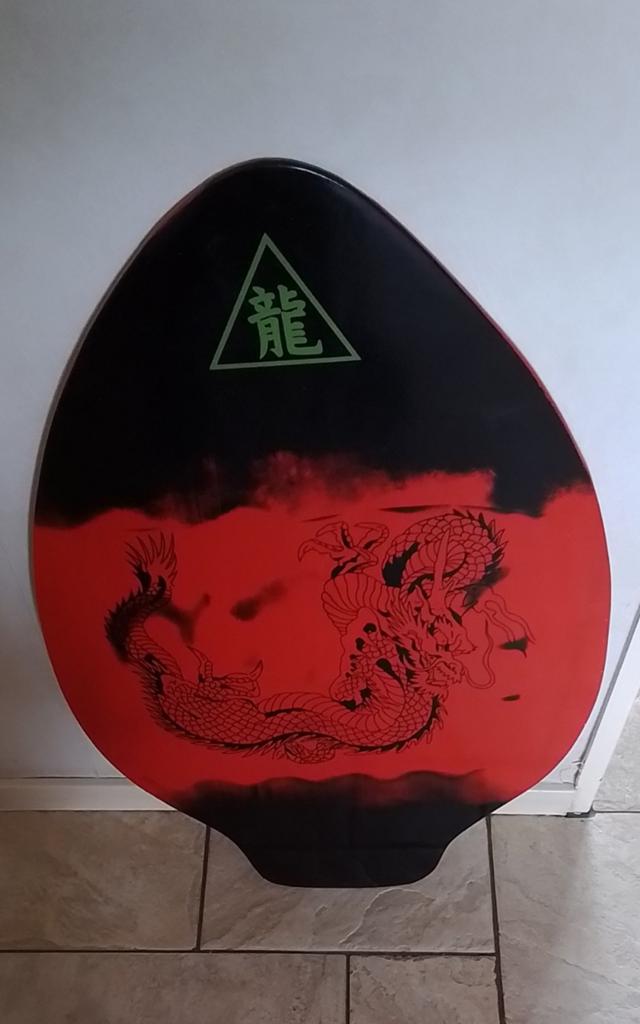 Skimboard met draak design, Watersport en Boten, Golfsurfen, Ophalen, Gebruikt, Overige typen