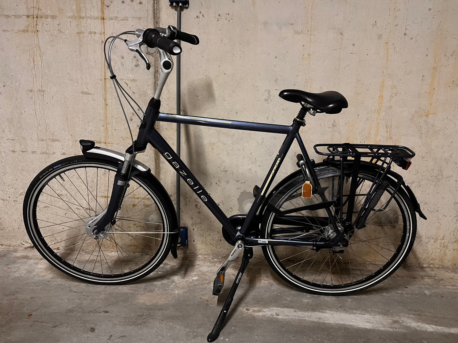 Gazelle herenfiets H61, Ophalen, Versnellingen, Zo goed als nieuw, 65 cm of meer