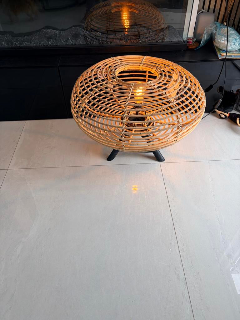 Rietenlamp op poten, Ophalen of Verzenden, Nieuw, Minder dan 50 cm
