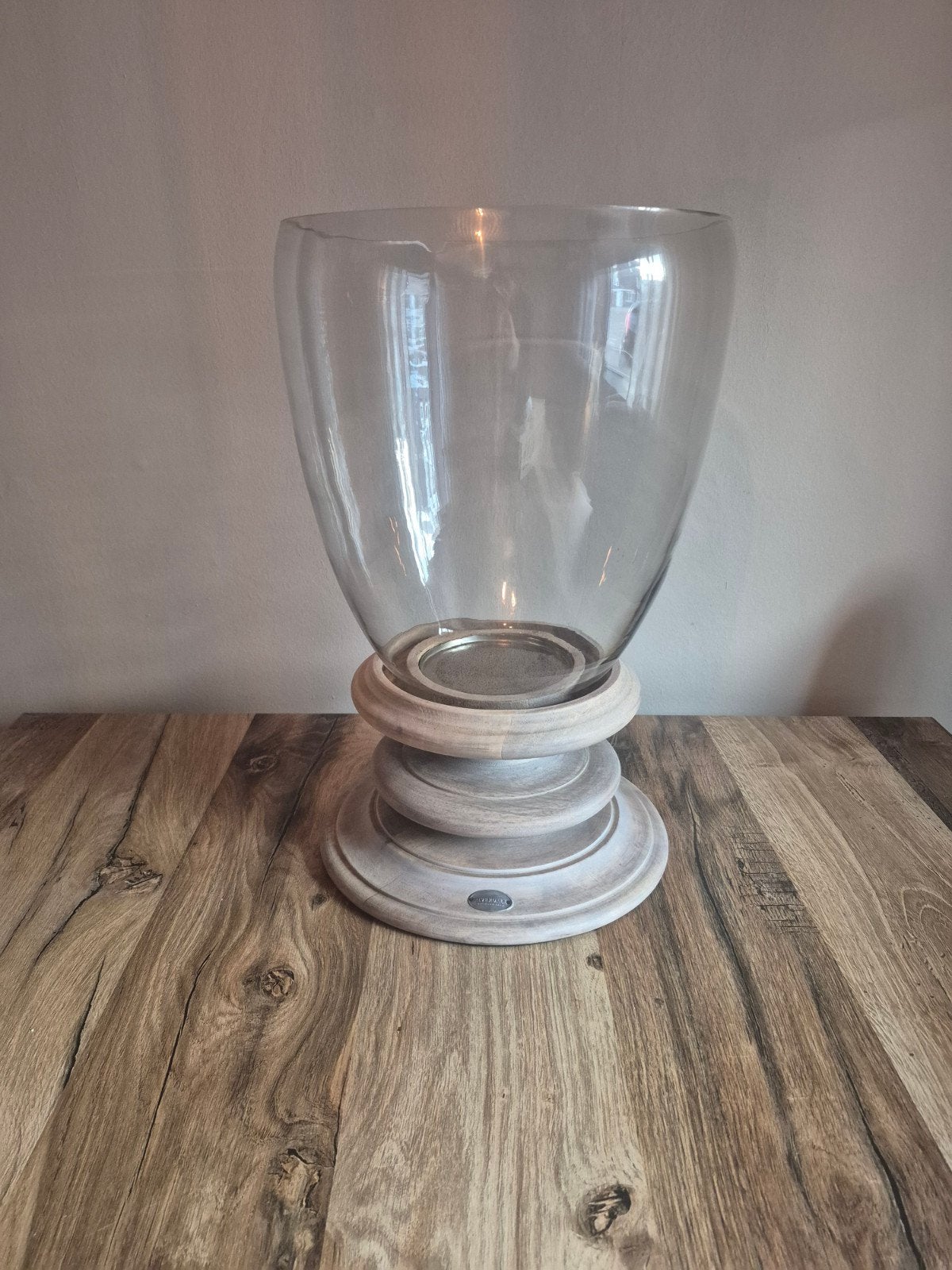 Riverdale Hurricane windlicht zo goed als nieuw, Op voet, Bruin, Ophalen, 43 cm