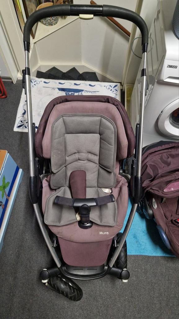 Maxi-Cosi Mura 3 Plus Combiwagen met CabrioFix autostoel, Kinderen en Baby's, Kinderwagens en Combinaties, Gebruikt, Ophalen of Verzenden