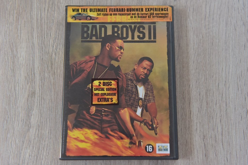 BAD BOYS II -- 2DVDbox SPECIAL EDITION MET EXPLOSIEVE EXTRAS, Vanaf 16 jaar, Verzenden, Nederlands, Zo goed als nieuw