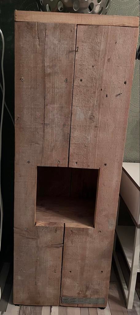 2x steigerhouten zuilen met verlichting, prijs p.stuk, Huis en Inrichting, Woonaccessoires | Zuilen en Pilaren, Ophalen, Zo goed als nieuw
