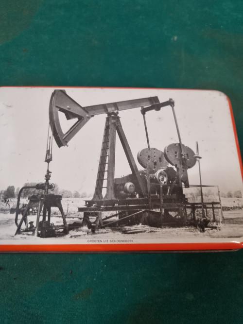 blik banketbakkerij schoonbeek vintage, Verzamelen, Ophalen of Verzenden