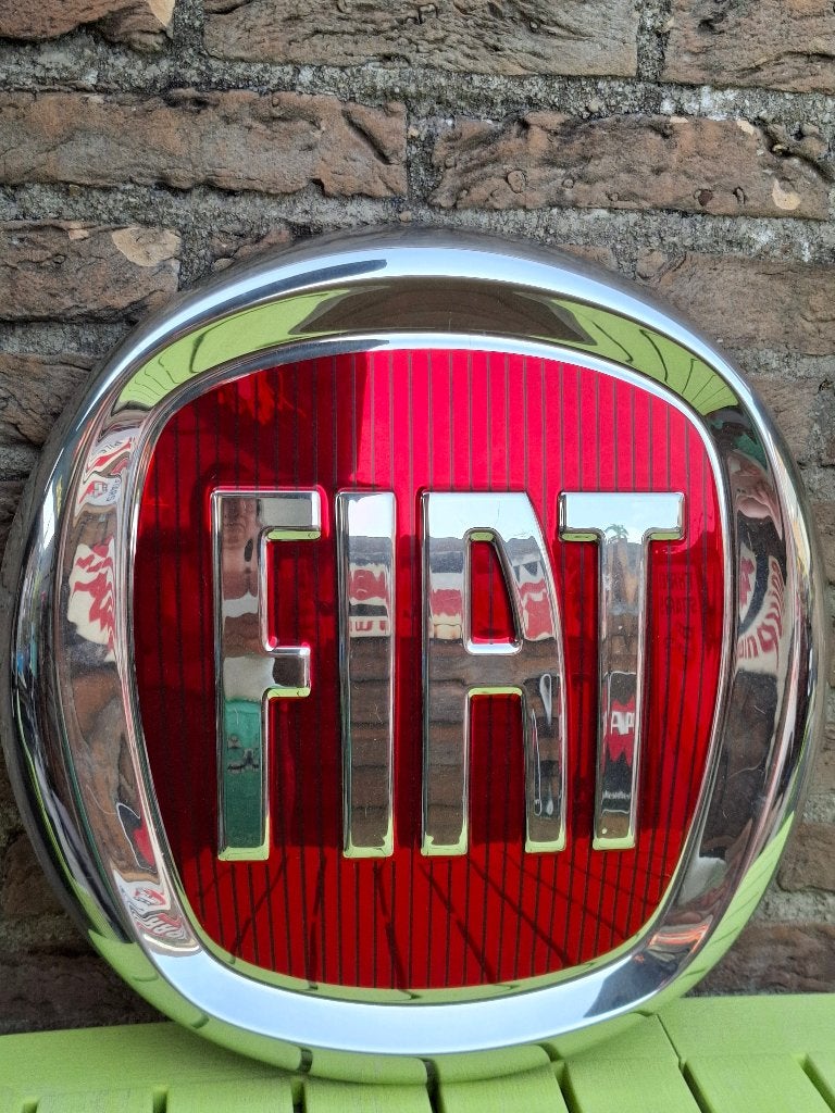 reclamebord / origineel dealersbord Fiat, Ophalen of Verzenden, Nieuw, Auto's