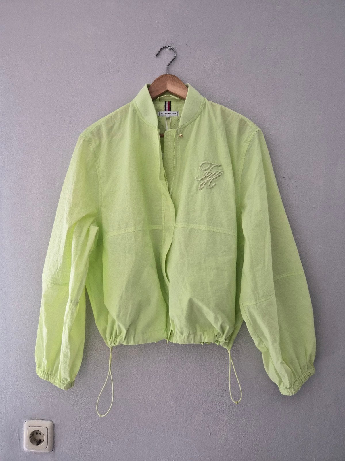 Tommy hilfiger bomberjack pofmouwen nieuw, Nieuw, Ophalen of Verzenden, Maat 36 (S), Groen