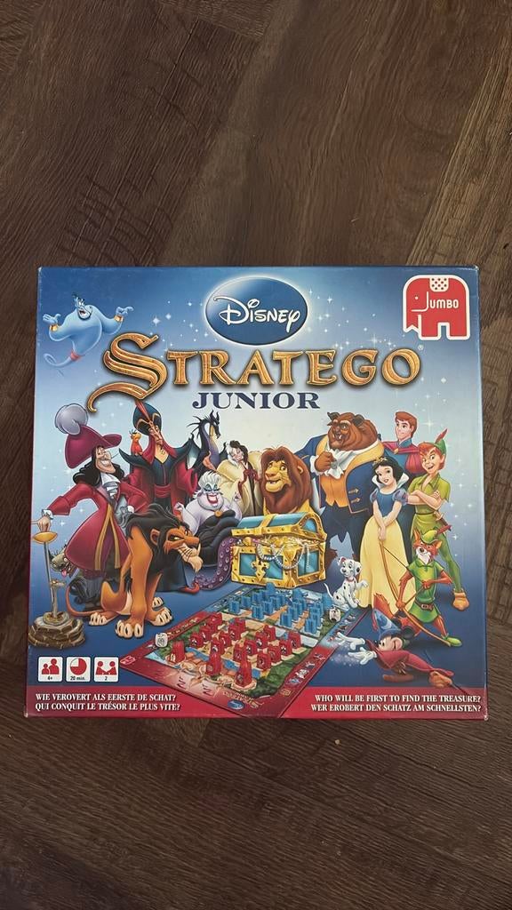 Stratego Disney Junior Bordspel - Compleet en Netjes, Een of twee spelers, Ophalen of Verzenden, Zo goed als nieuw
