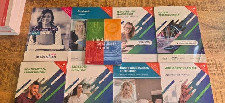 MBO Rechten Boeken - Diverse Titels, Ophalen of Verzenden, Gamma, Zo goed als nieuw, HBO