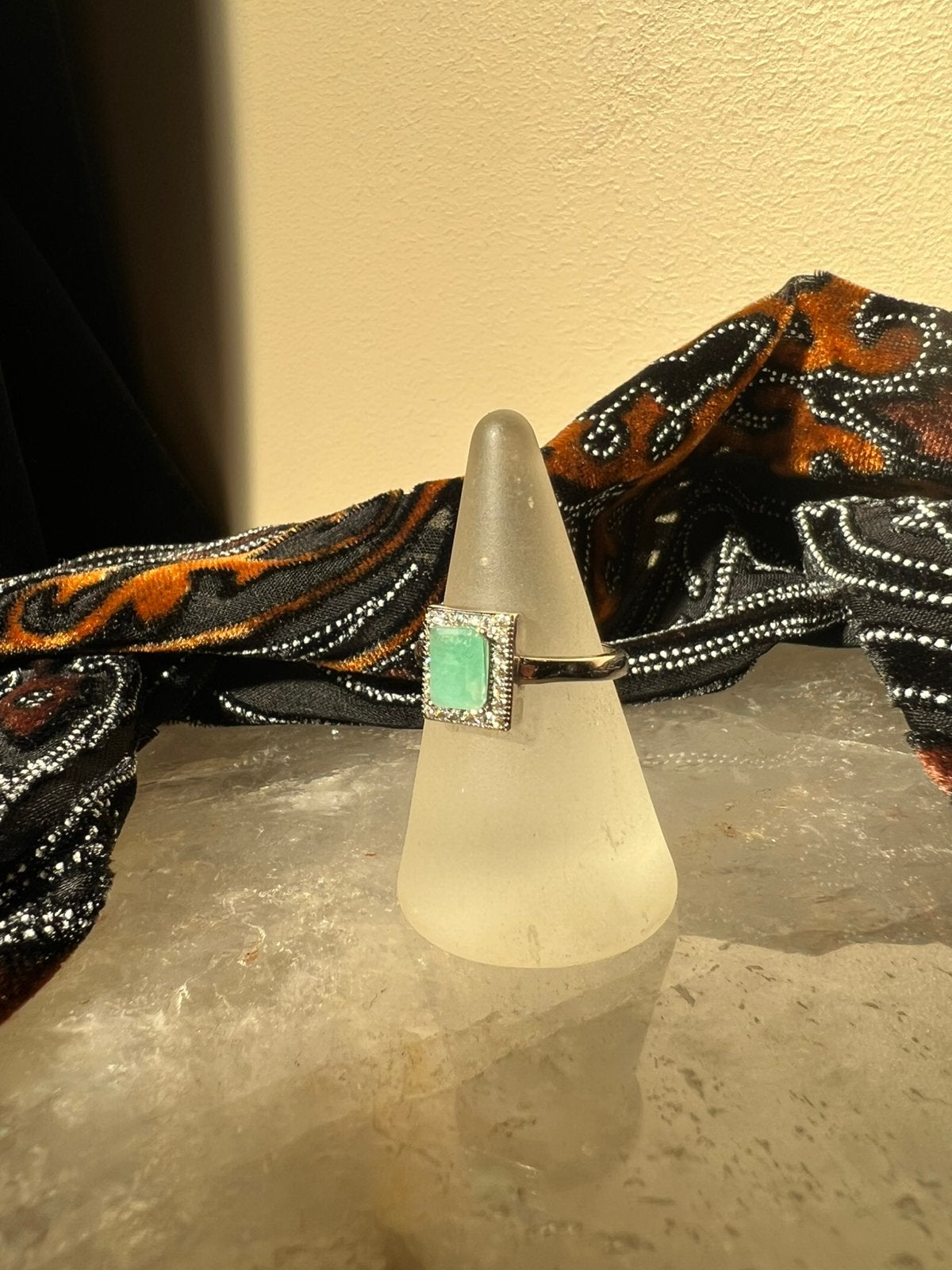 Smaragd topaas beschermt geluk welvaart succes intuïtie, Sieraden, Tassen en Uiterlijk, Ringen, Nieuw, Ophalen of Verzenden, Met edelsteen