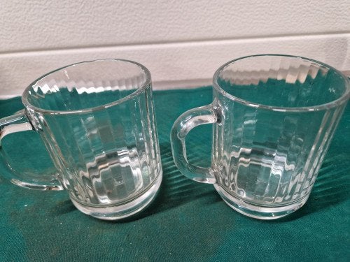theeglazen ribbel vintage, Verzamelen, Glas en Borrelglaasjes, Ophalen of Verzenden, 'T Olde Gre-j, Info@toldegrej.nl, Endepoelstraat 20f Didam