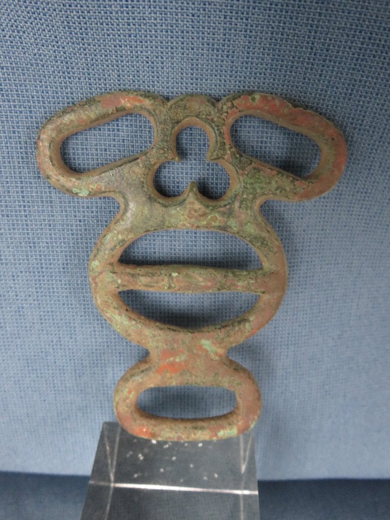 Musketier bandelier klip in brons - ca. 1700 - bodemvondst, Ophalen of Verzenden, Brons