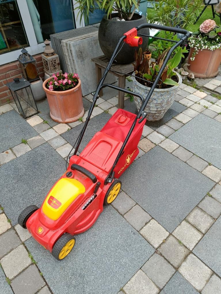 Wolf Garten A 340 E Elektrische Grasmaaier, Ophalen, Cirkelmaaier, Elektrische grasmaaier, Opvangzak