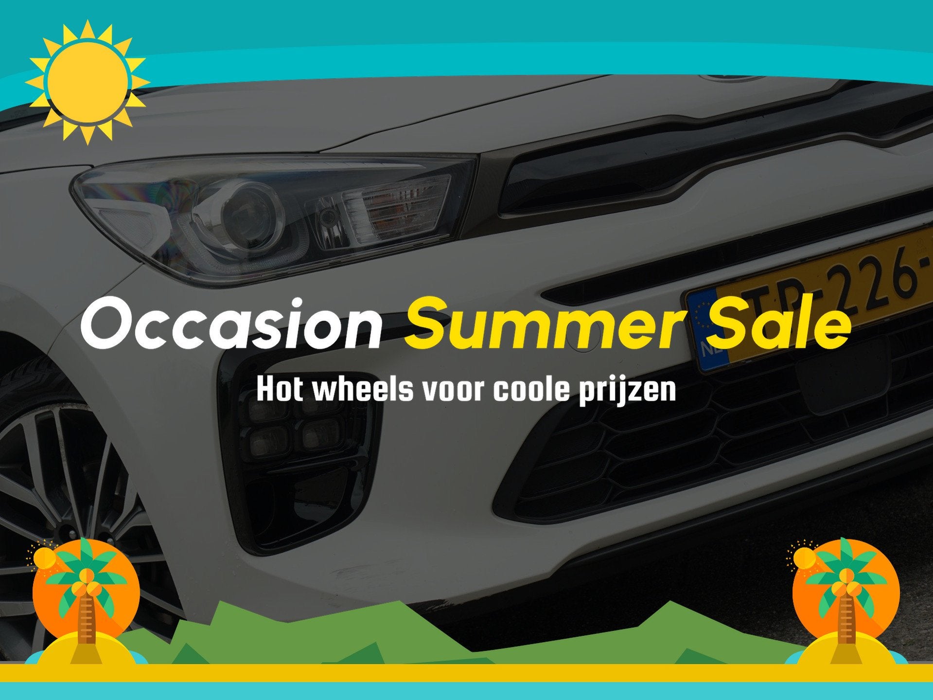 Kia Rio 1.0 TGDI GT-Line - Clear White - Led/Carplay/Camera, Auto's, Kia, Voorwielaandrijving, Gebruikt, 100 pk, Origineel Nederlands