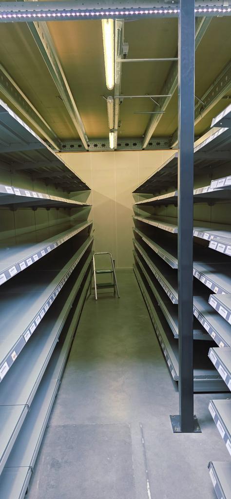 Magazijn stelling palletstellin winkel stelling, Ophalen