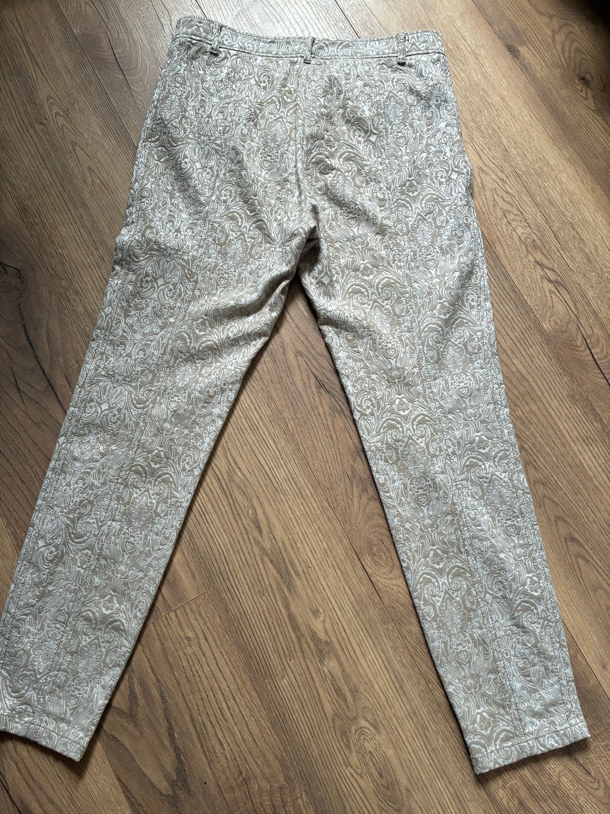 APANAGE  Collection Broek met Paisley Print - Maat 42/44 (L), Beige, Maat 42/44 (L), Ophalen of Verzenden, Zo goed als nieuw