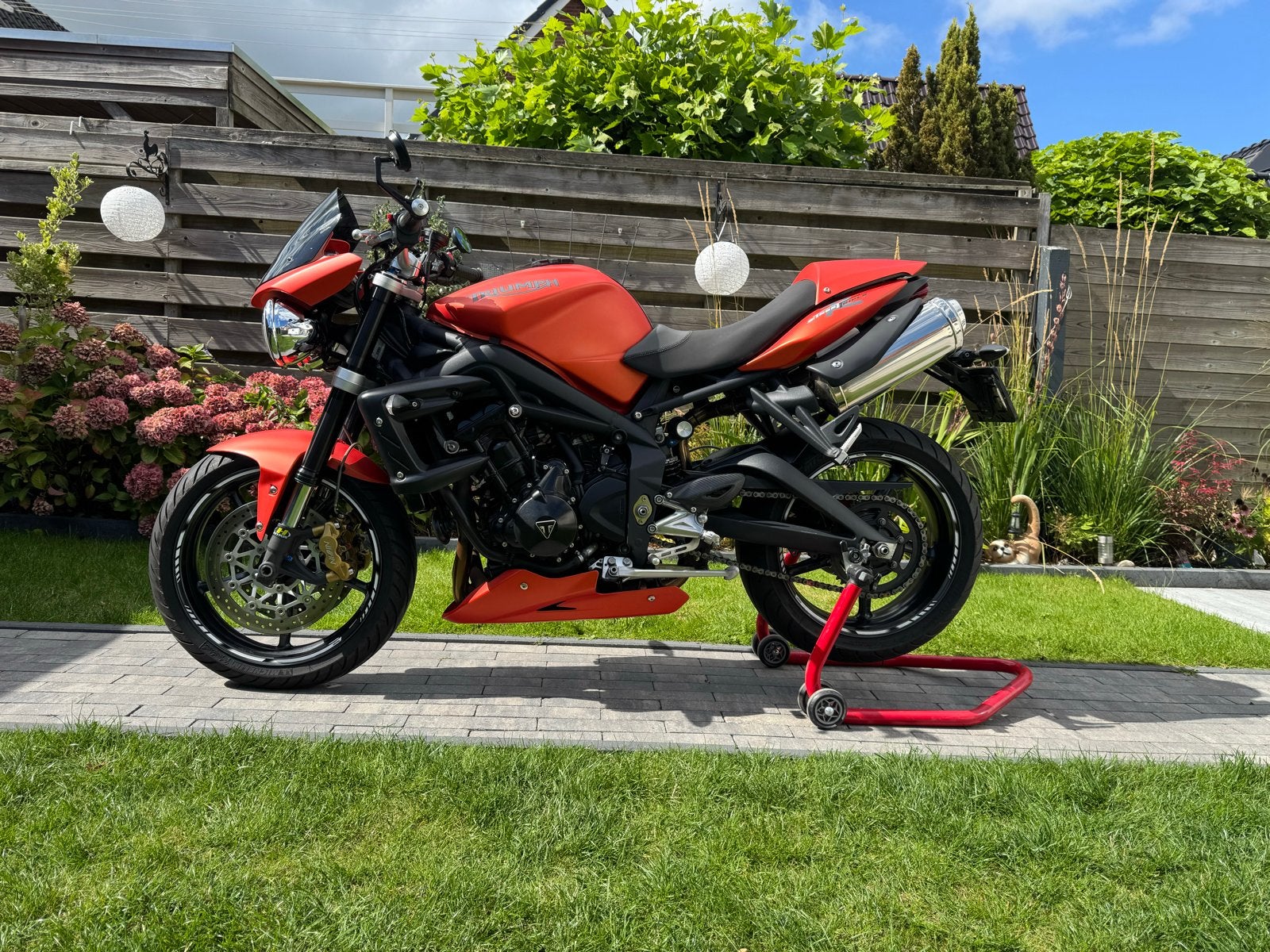Triumph Street Triple 675 R - 2009 - Nette staat, Sportuitlaat, Gebruikt, 3 cilinders, Particulier