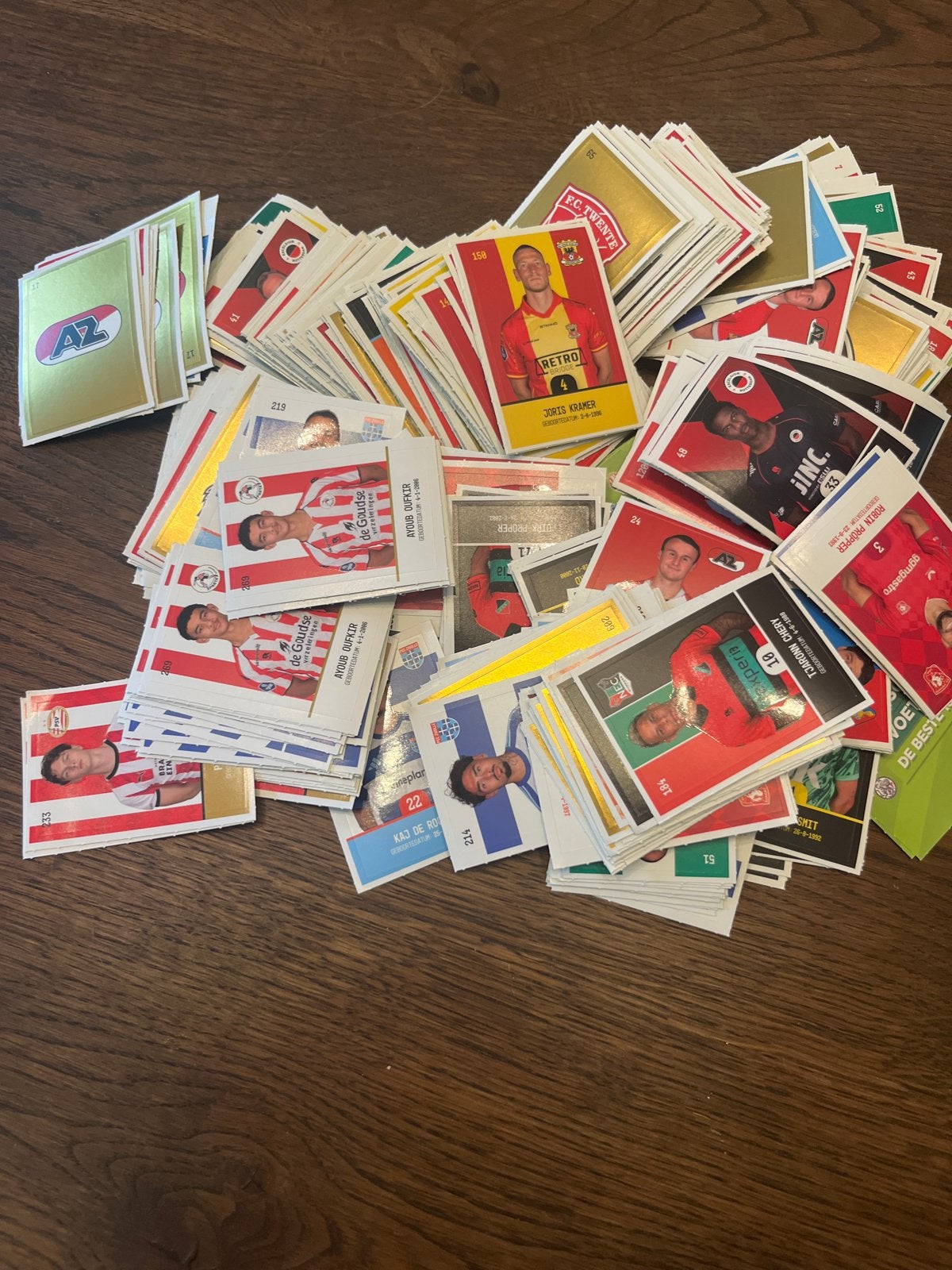 Gratis PLUS voetbalplaatjes - Diverse clubs, Ophalen, Gebruikt, Overige binnenlandse clubs, Poster, Plaatje of Sticker