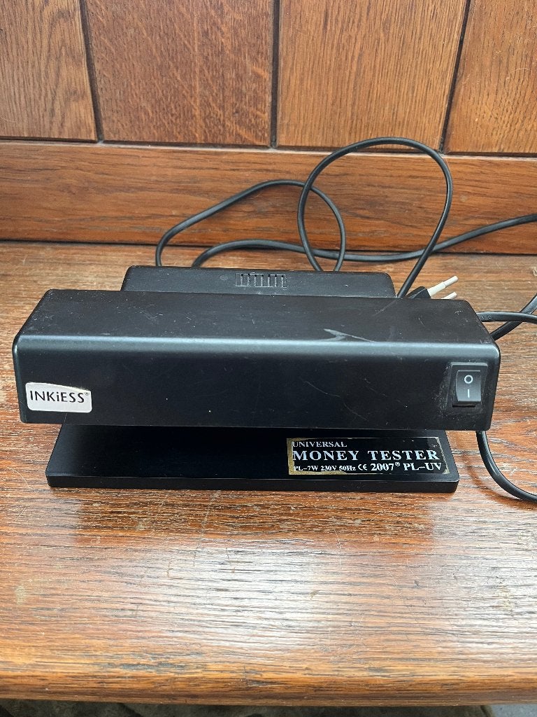 Money tester uv lamp, Postzegels en Munten, Ophalen, Valsgelddetector
