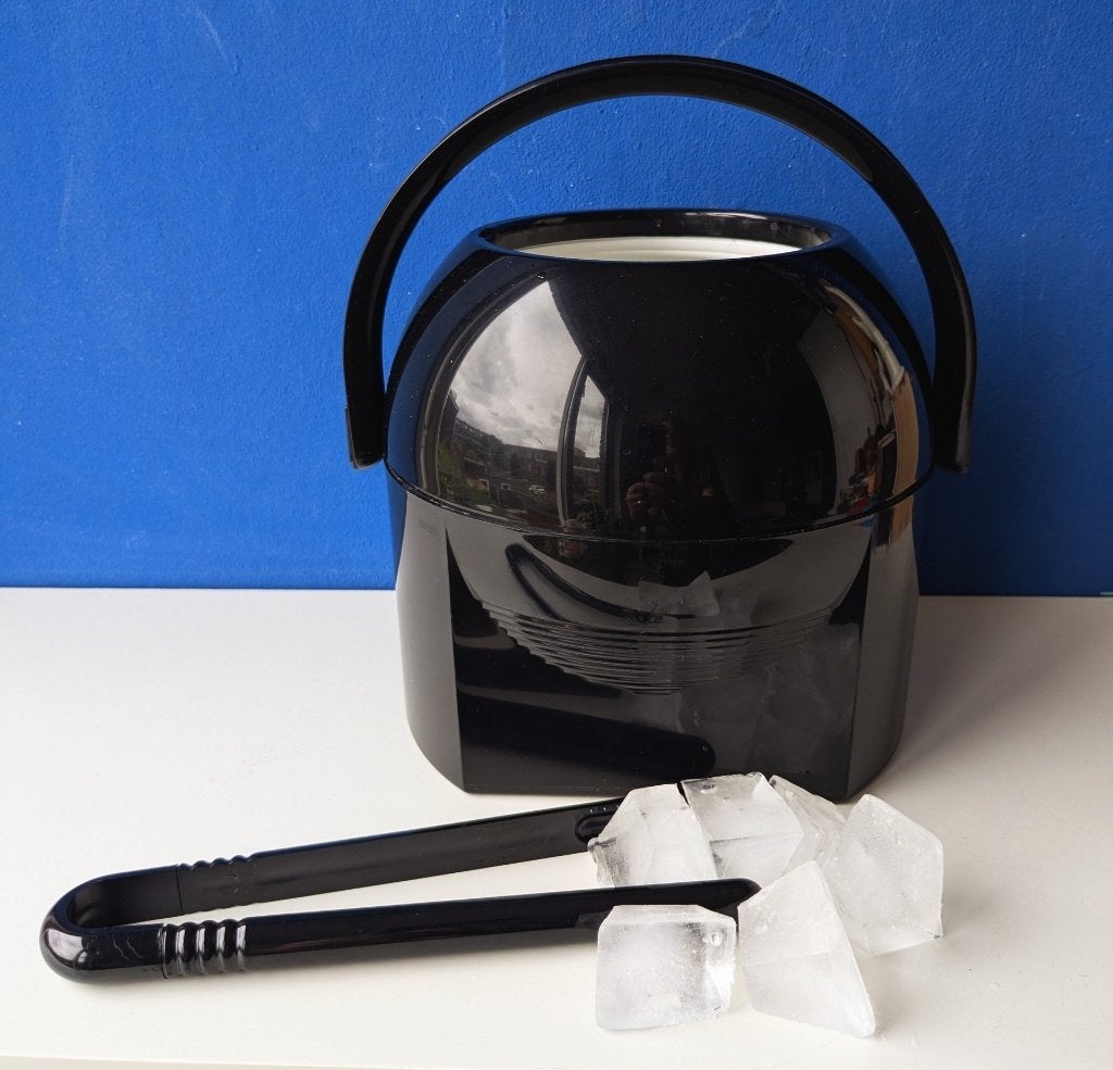 Vintage Space Age IJsbucket/Fiocco/Italian Design, Ophalen of Verzenden, Gebruikt