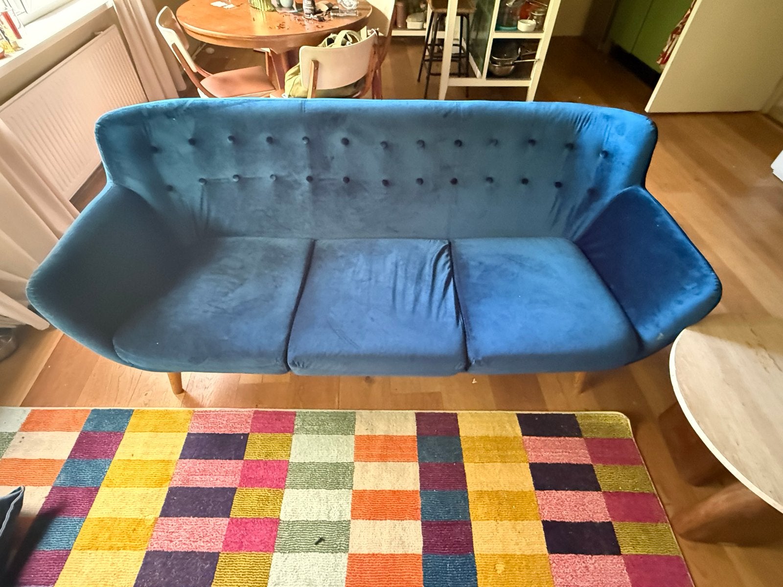 Driezitsbank anne sofa company, Ophalen, Gebruikt, Driepersoons, 75 tot 100 cm