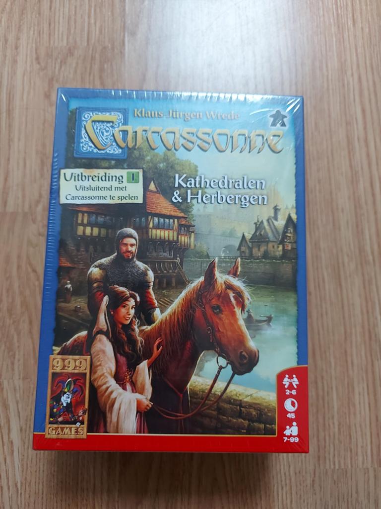 Carcassonne Kathedralen & Herbergen (uitbreiding), Ophalen of Verzenden, Nieuw, 999 games.
