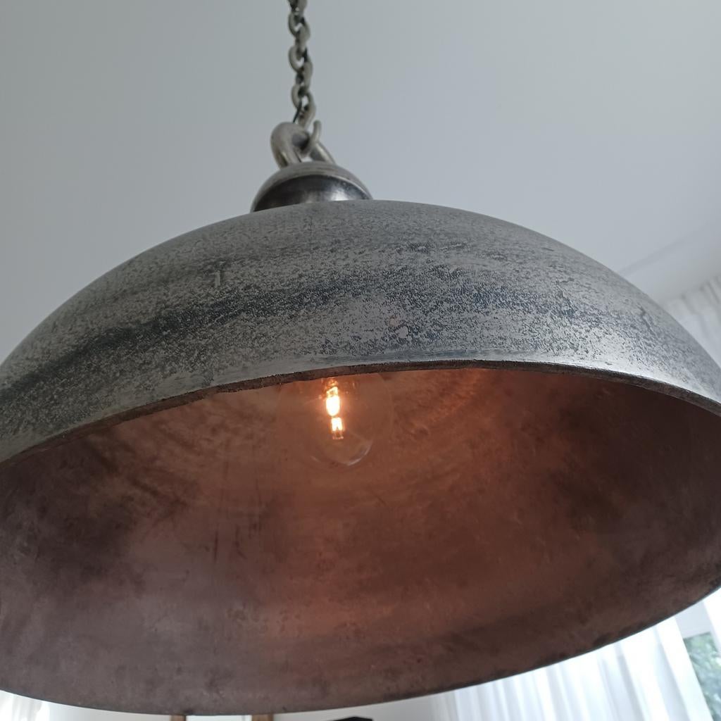 Prachtige grote hanglamp, Ophalen of Verzenden, Zo goed als nieuw, Metaal