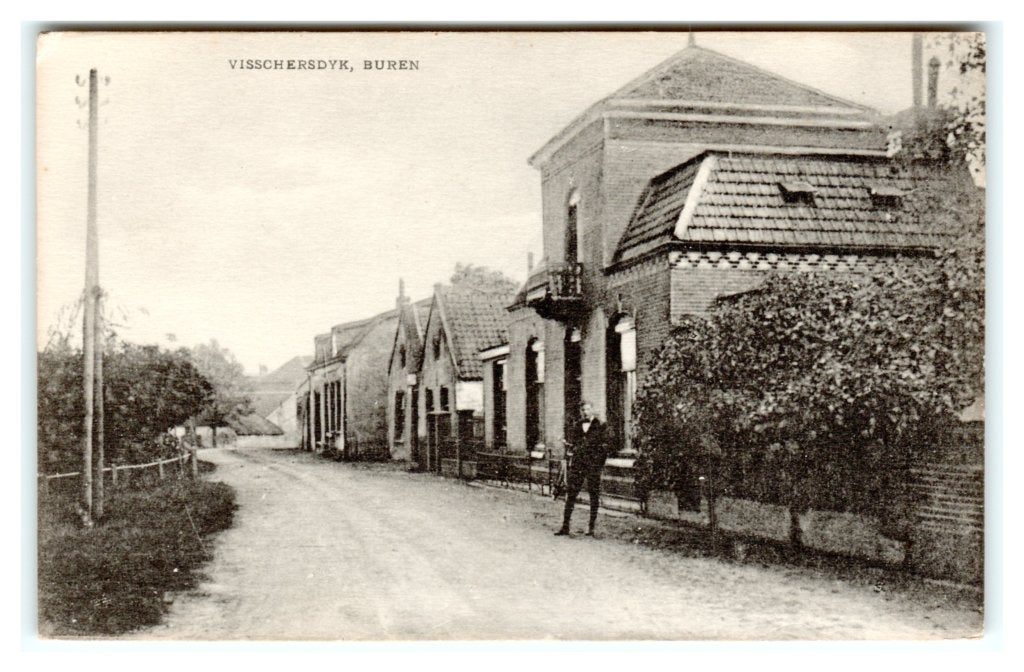 Buren, Visschersdyk, Ophalen of Verzenden, Voor 1920, Ongelopen, Gelderland