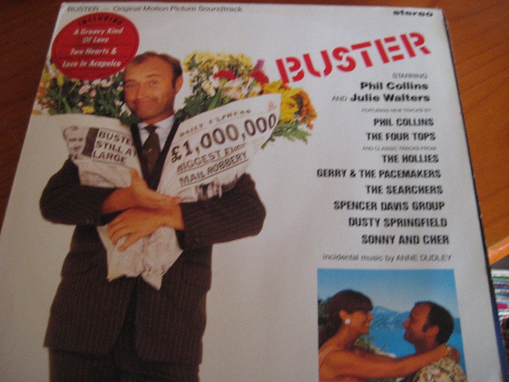 LP, Buster met Phil Collins + Julie Walters, Cd's en Dvd's, Vinyl | Pop, Ophalen of Verzenden, Zo goed als nieuw, LP