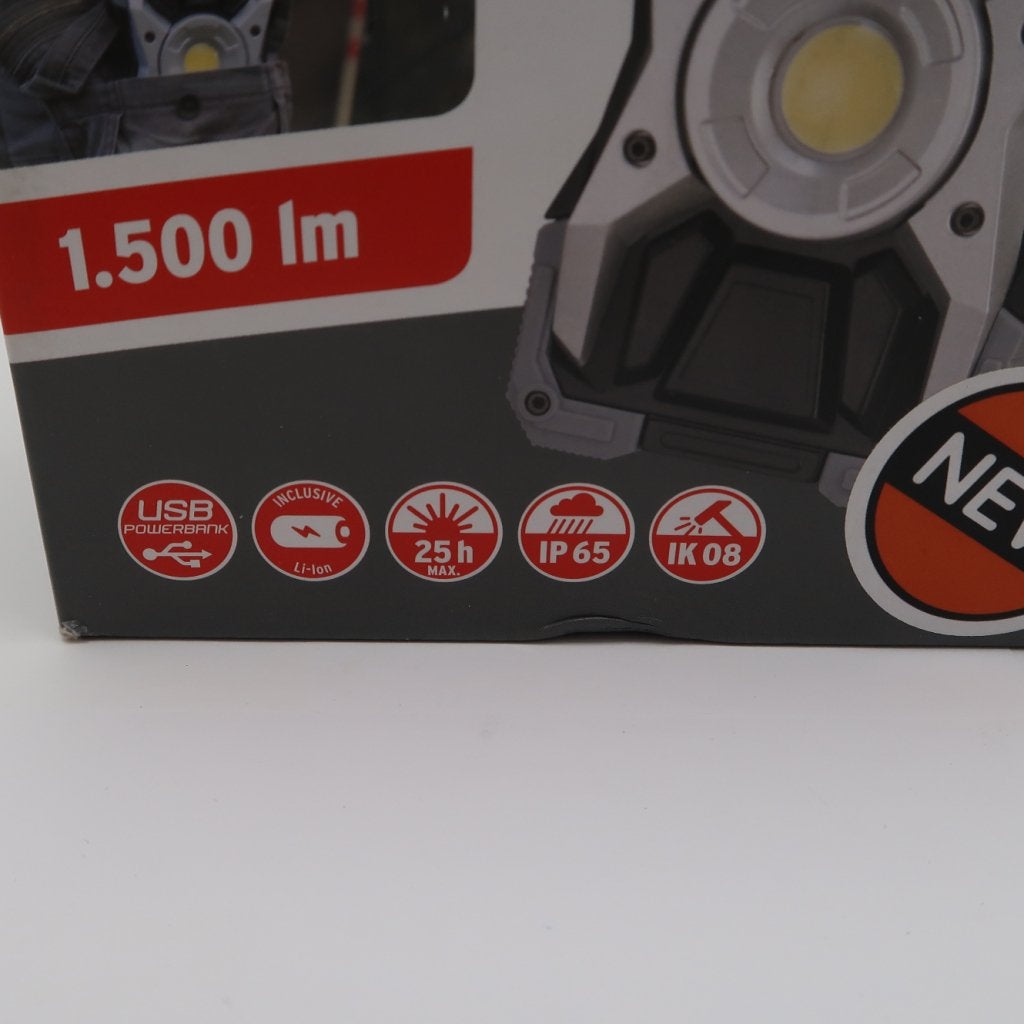 Brennenstuhl RUFUS 1500 MA accu-gevoede LED-bouwlamp | Nieuw, Flex Ltd., Nieuw, https://flex.com/contact-us, Nobelstraat 10, 5807 GA Oostrum LB, Limburg, Nederland