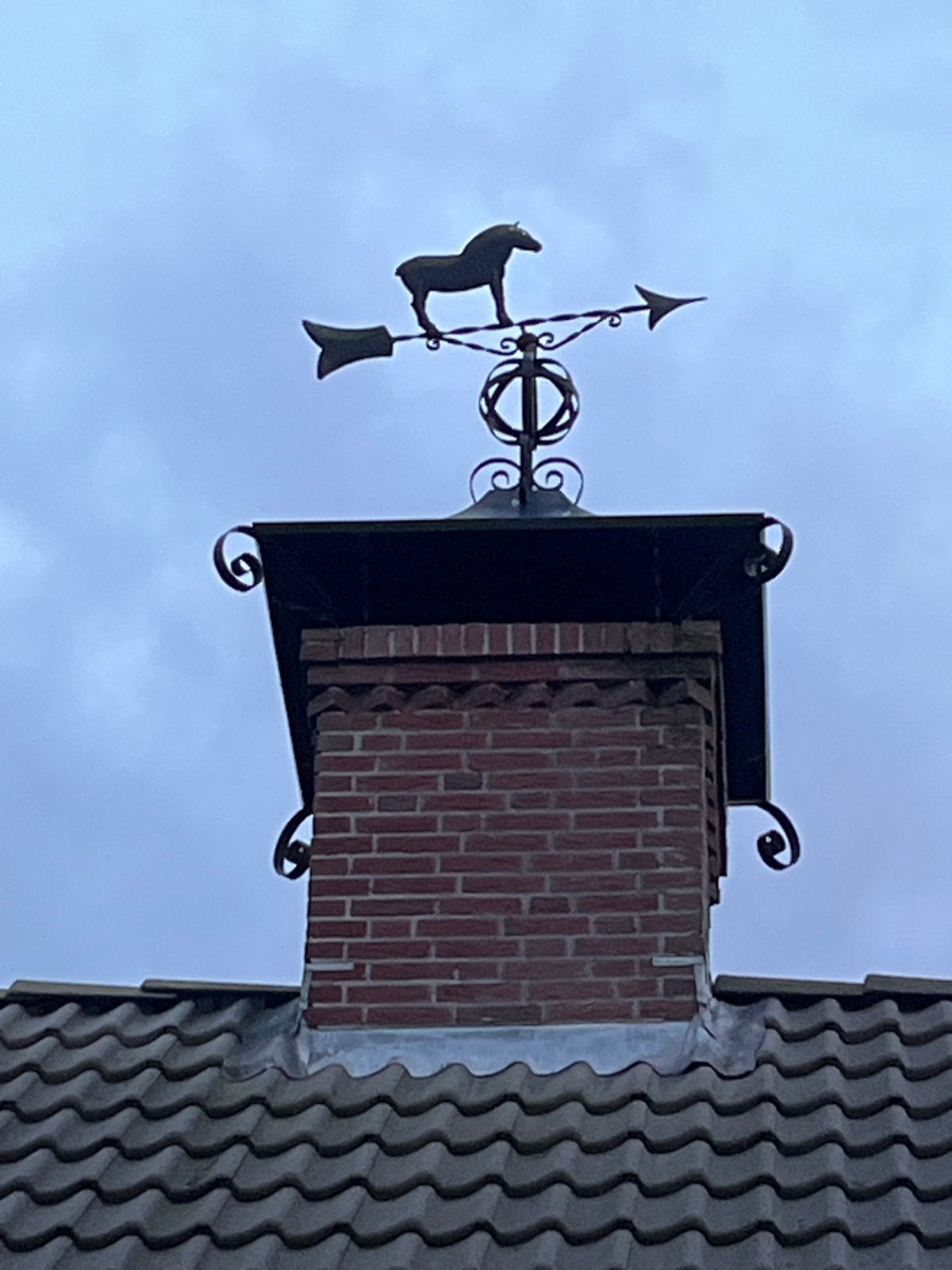 Antieke windwijzer met paard, Tuin en Terras, Windwijzers en Windmolens, Ophalen, Gebruikt