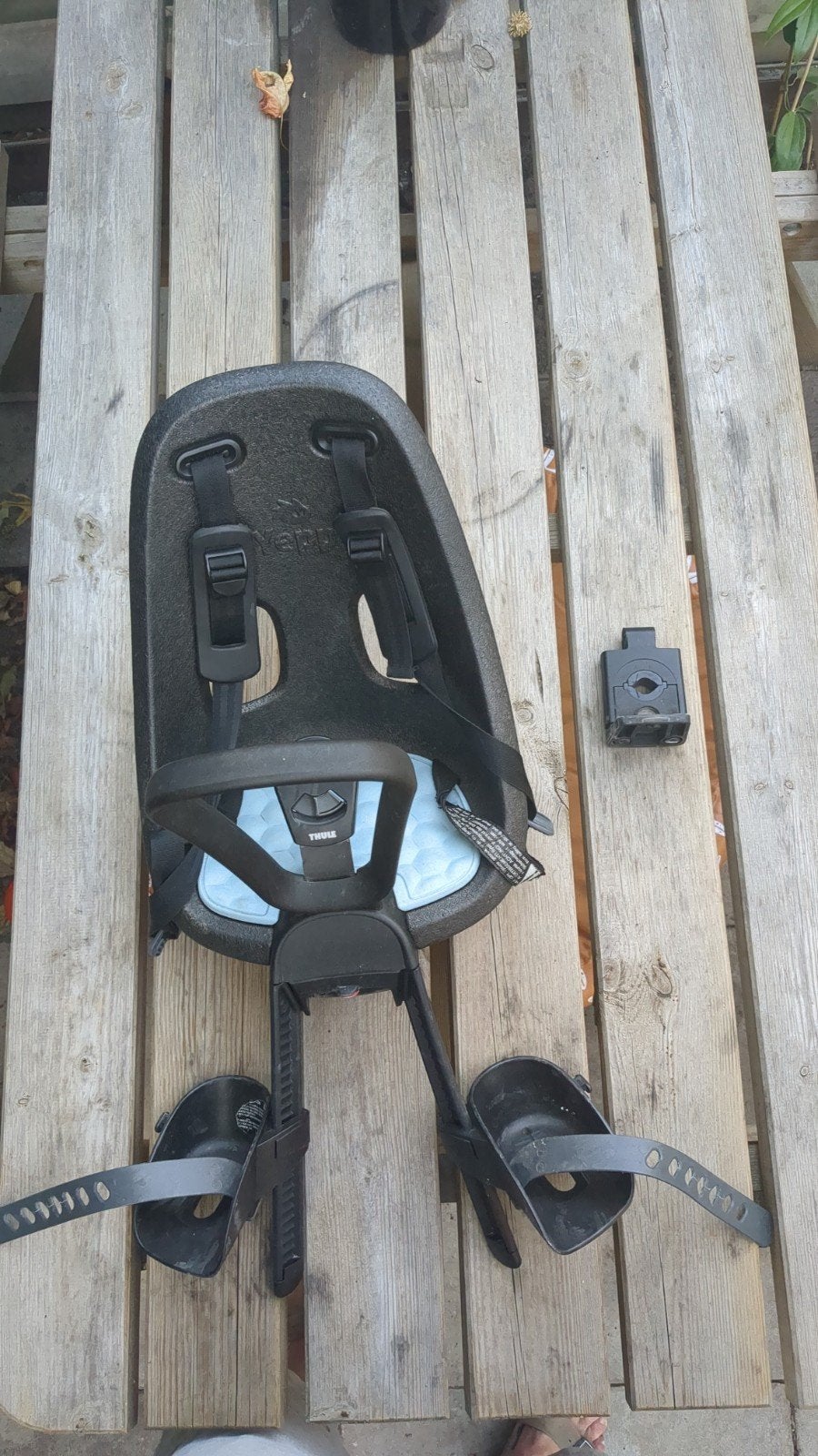 Thule Yepp Mini fietszitje voor, Ophalen, Voetsteuntjes, Voorzitje, Zo goed als nieuw