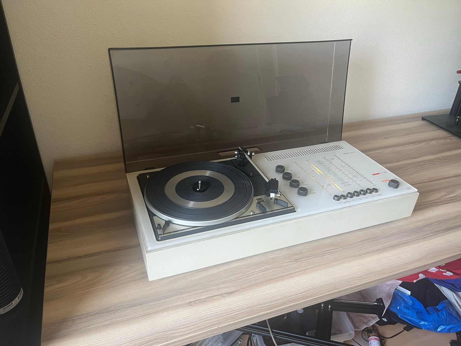 WEGA studio 3210 vintage platenspeler, Gebruikt, Automatisch, Platenspeler, Ophalen
