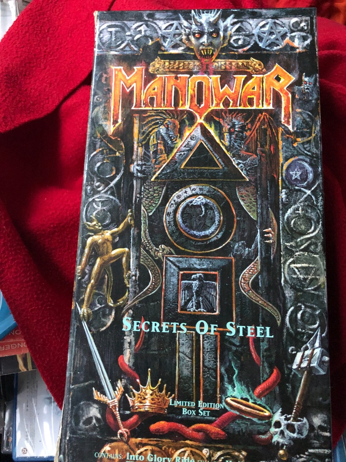 Manowar - Secrets of Steel Limited Edition Box Set (CD), Cd's en Dvd's, Heavy metal, Boxset, Speciale editie, Ophalen of Verzenden