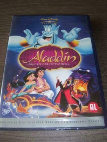Walt Disney Classics Aladdin met rugnummer 34 sealed 2-disc, Tekenfilm, Verzenden, Nederlands, Nederlands