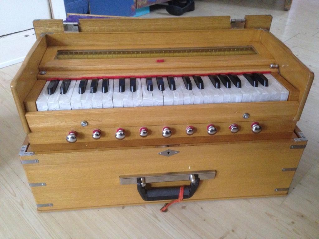 indiaas harmonium en shruti boxen 432 Herz, Muziek en Instrumenten, Orgels, Ophalen, Nieuw, 1 klavier, Harmonium