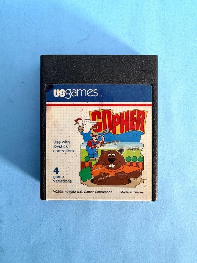 Gopher (Atari 2600), Spelcomputers en Games, Gebruikt, 1 speler, Ophalen of Verzenden, Atari 2600