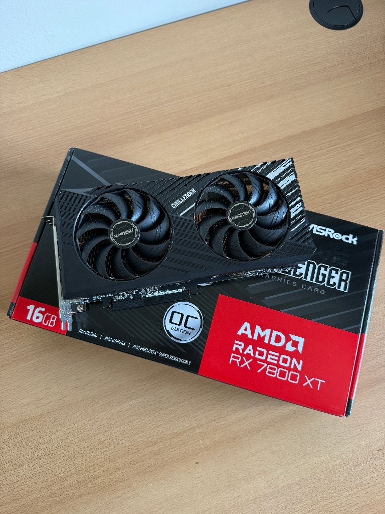 ASRock RX 7800 XT Challenger OC 16GB, Computers en Software, Videokaarten, AMD, GDDR6, PCI-Express 4, Ophalen of Verzenden