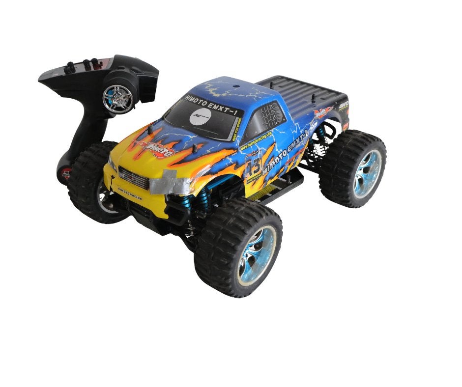 Himoto EMXT-1 Monstertruck 1/10 rc auto, Hobby en Vrije tijd, Elektro, Gebruikt, Auto offroad, Ophalen of Verzenden