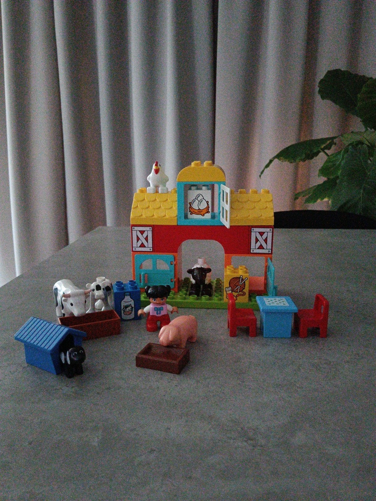 Duplo boerderij met extra dieren en meubels, Ophalen, Zo goed als nieuw, Duplo, Complete set