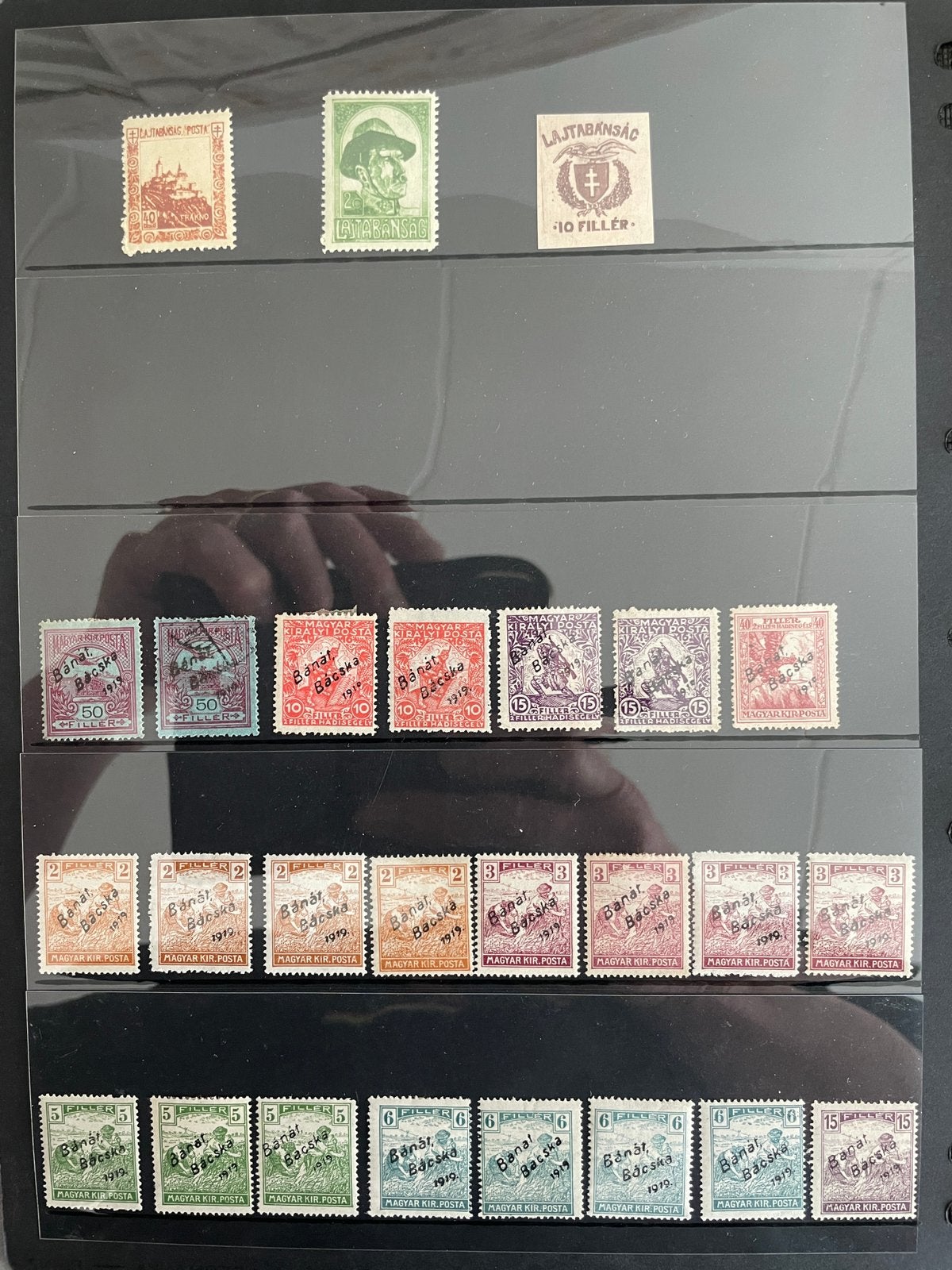 Leuke verzameling bezet Hongarije, Ophalen of Verzenden, Postfris