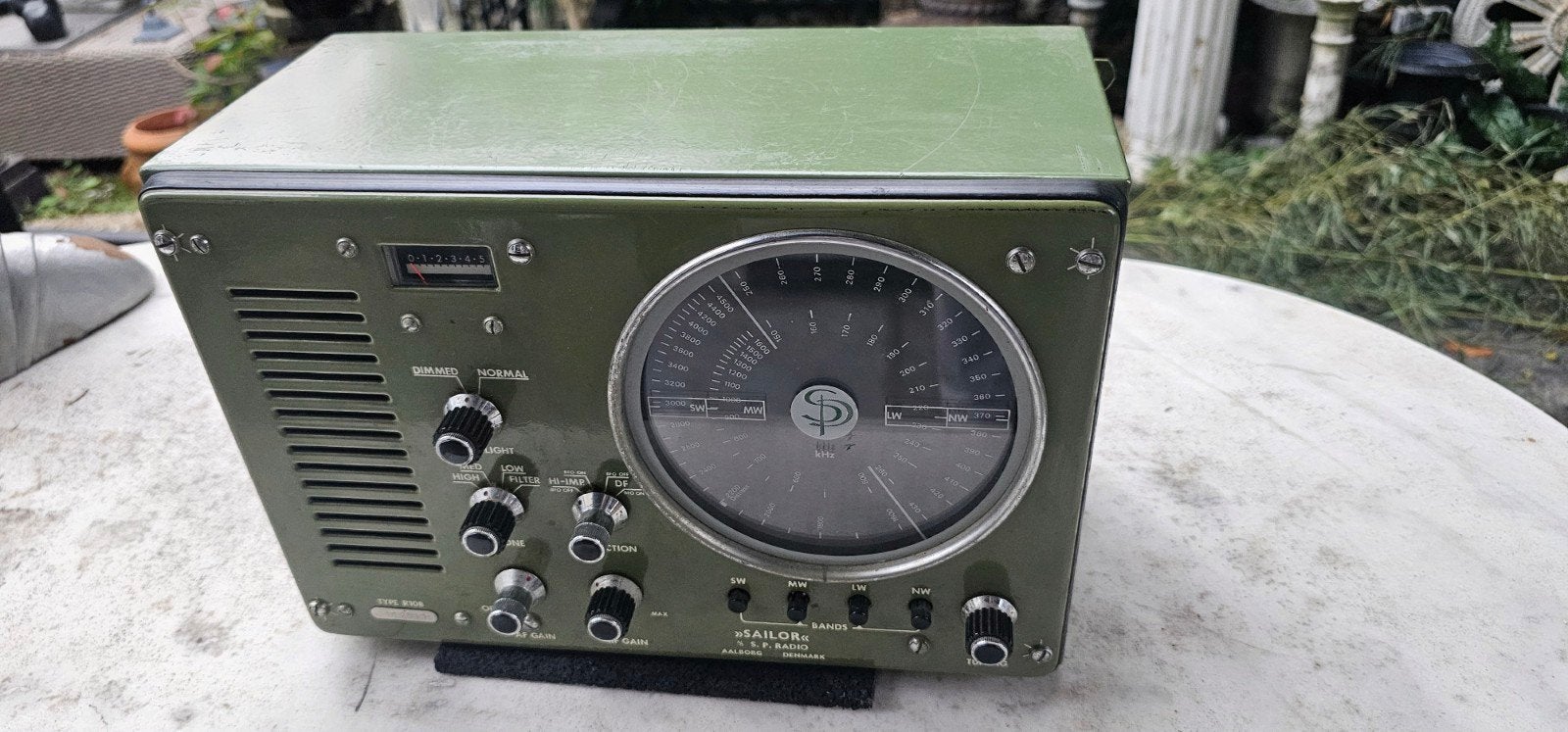 Vintage scheepsradio. Deens. Nwstaat!, Ophalen of Verzenden