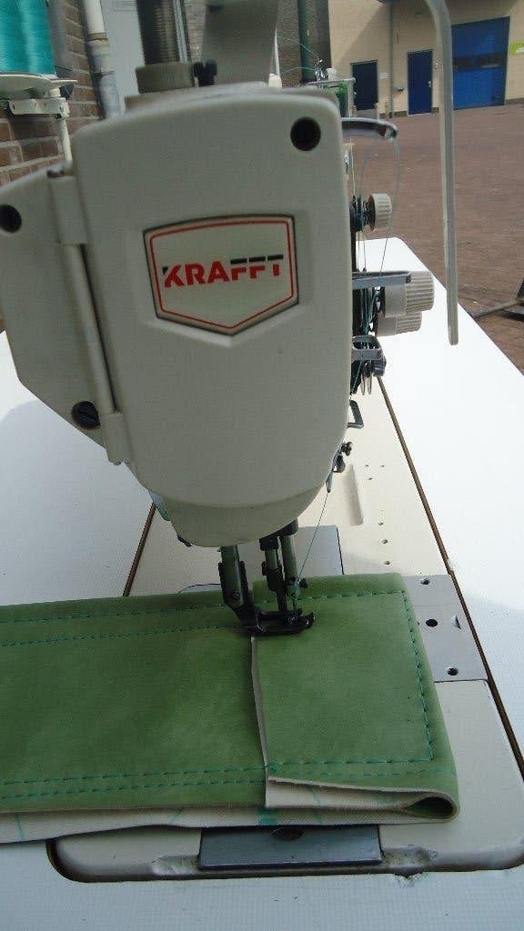Industrie Machine Krafft 3 Voudig Transport lange arm 65cm, Overige merken, Gebruikt, Ophalen of Verzenden, Naaimachine