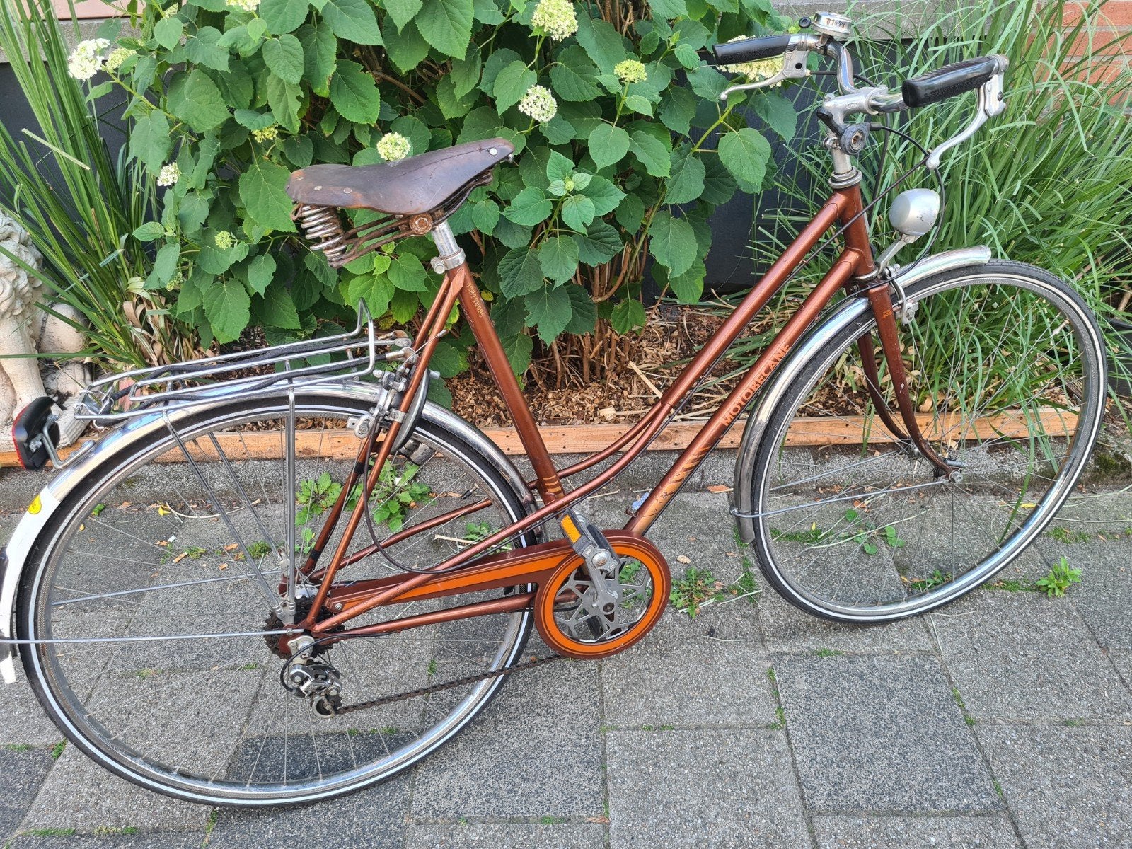 Vintage Motobecane Mixte sportfiets voor dames - 57cm frame, 55 tot 59 cm, Ophalen