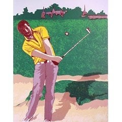 2 zeefdrukken "Golf" van Henk Segboer , samen € 35, Ophalen of Verzenden, Nieuw