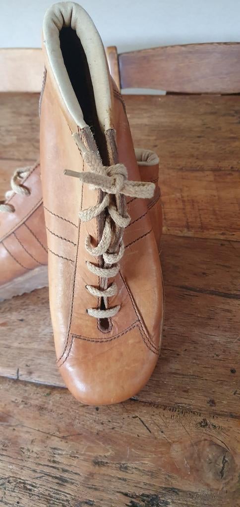Vintage schoenen Tramper roots van haren maat 45, Kleding | Heren, Schoenen, Bruin, Boots, Ophalen of Verzenden, Tramper Roots van haren