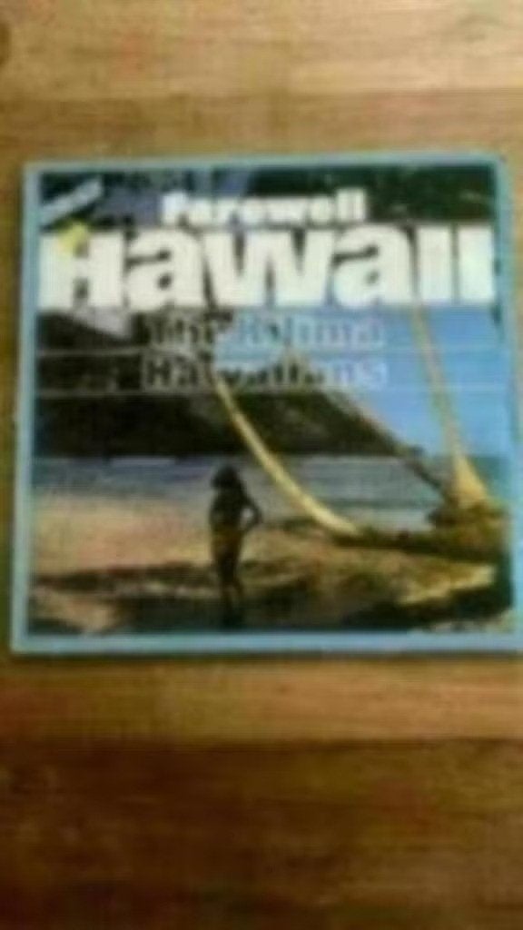 Lp the Kilima Hawaïians . Farewall Hawaï .instrumentaal, Ophalen of Verzenden, Gebruikt, 12 inch
