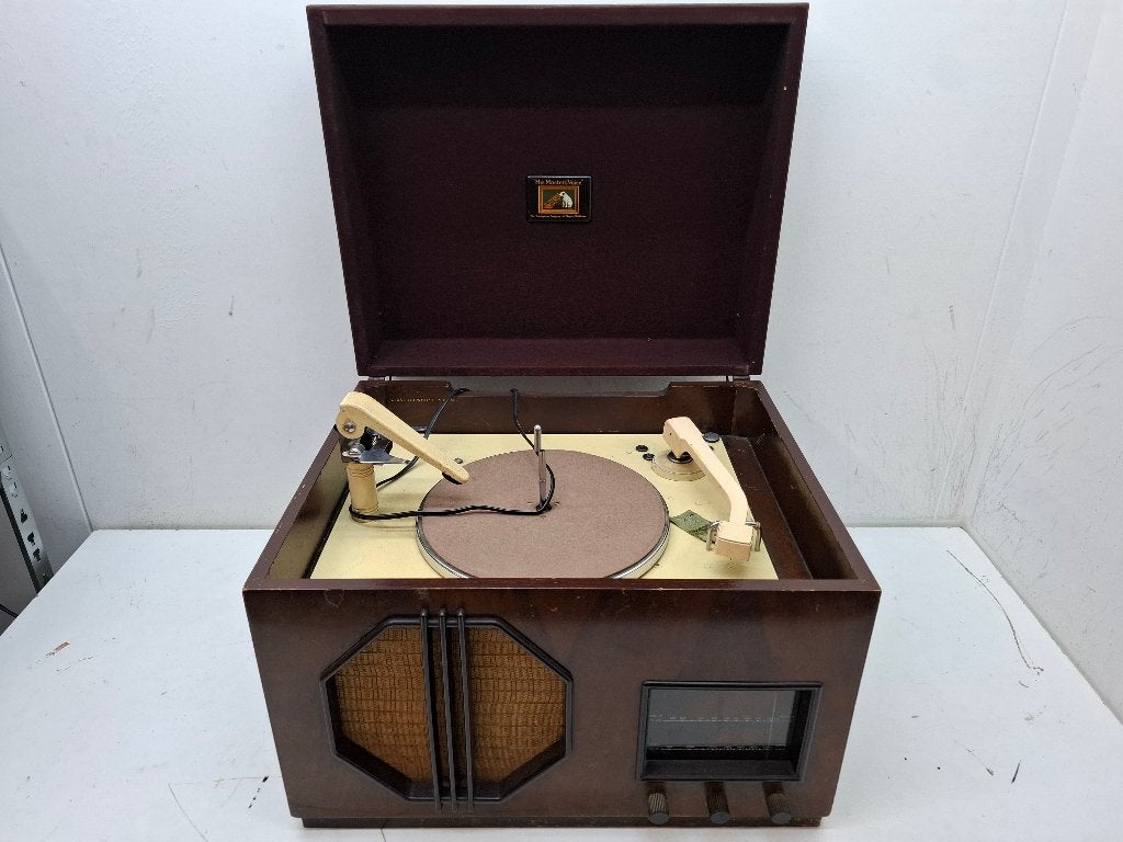 Klassieke HMV 1604 (1946) – Antieke radio & Platenspeler, Ophalen