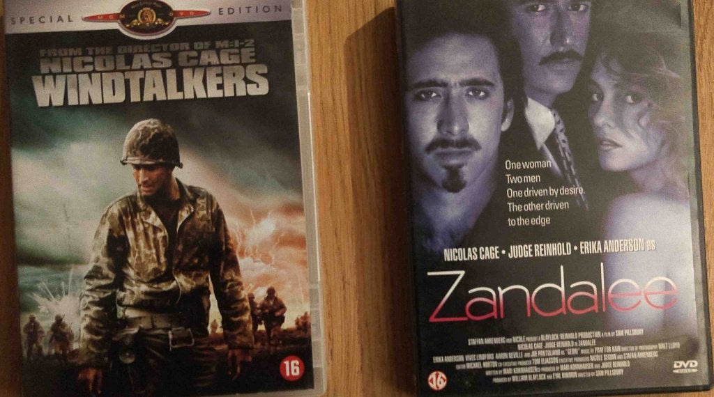 Nicolas Cage DVD 's en VHS video 's - hoeft niet in 1 koop, Vanaf 16 jaar, Ophalen of Verzenden, Zo goed als nieuw