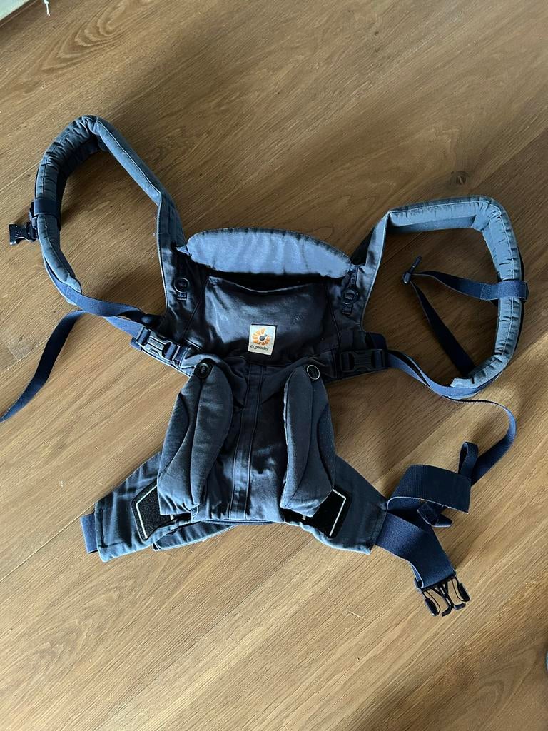 Ergobaby omni 360 navy mini dots draagzak, Gebruikt, Buik of Rug, Draagzak, Ophalen