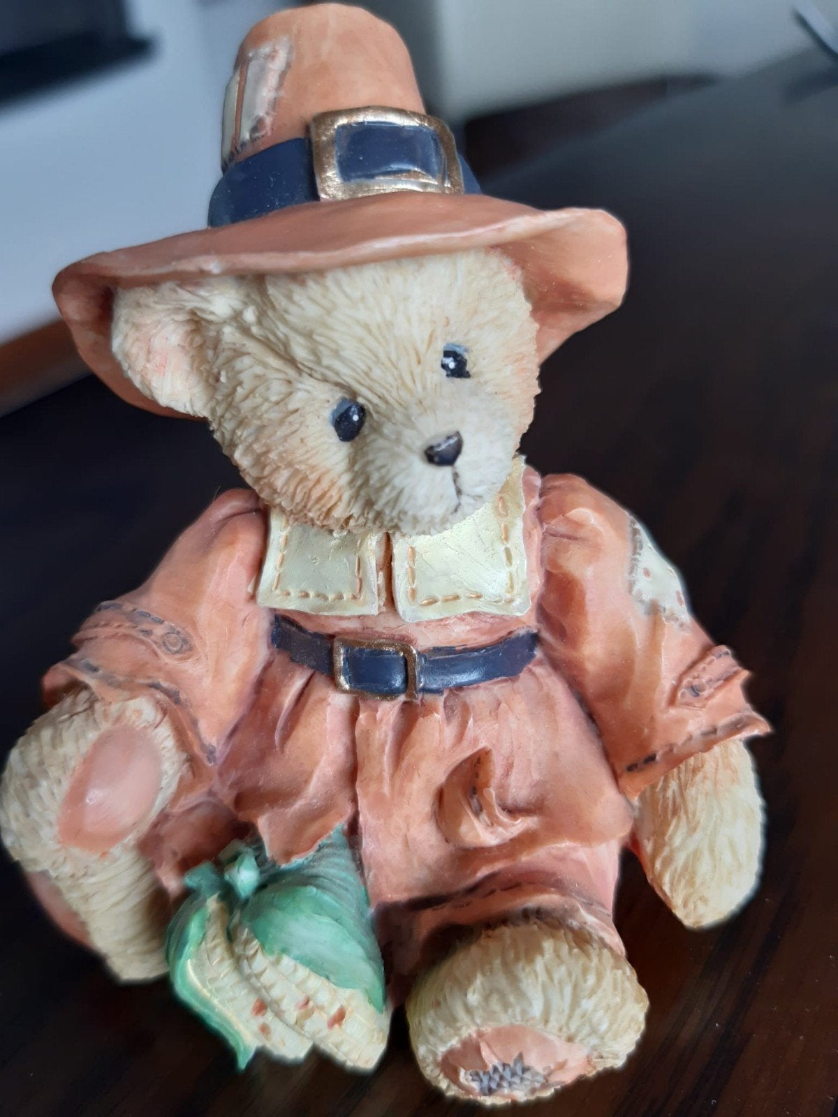 Cherished Teddies Beeldje - Pilgrim Beer, Verzamelen, Ophalen of Verzenden, Zo goed als nieuw, Beeldje, Cherished Teddies